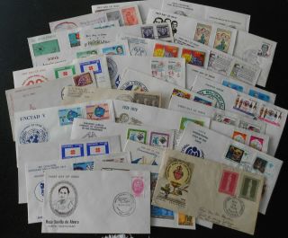 Philippines 29 First Day Covers With Different Themes And Cancels