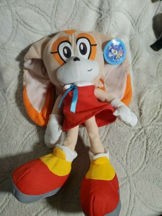 Sega Sonic The Hedgehog Cream Rabbit Plush