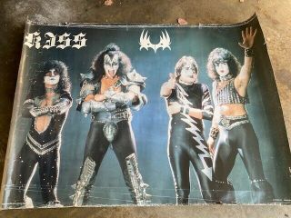 Vintage Kiss Poster - Creatures Of The Night Poster - Ace Frehley