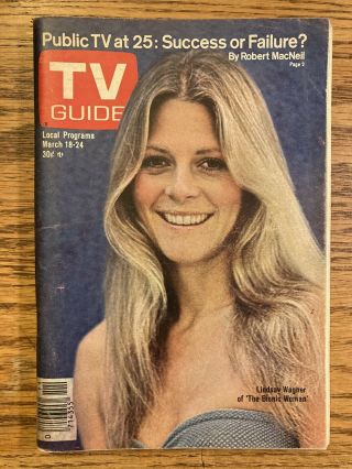 Chicago Ed.  March - 1978 Tv Guide (lindsay Wagner/the Bionic Woman/john Travolta