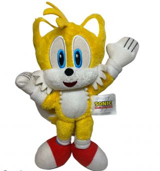 Rare Tomy 8 " Plush Sonic The Hedgehog Modern Miles “tails” Stuffed Toy - Sega