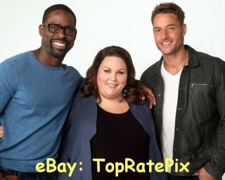 This Is Us.  Justin Hartley,  Chrissy Metz & Sterling K.  Brown - 8x10 Photo 2