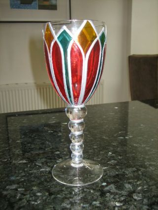 Goblet Wine Glass Leaded Pagan Wicca Collectable Unusual