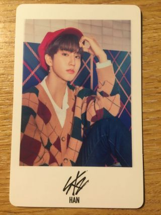 Stray Kids Hi Stay Japan 2019 Showcase Han Jisung Official Polaroid Photocard
