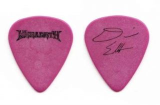 Megadeth Dave Ellefson Signature Guitar Pick - 1991 Clash Of The Titans Tour