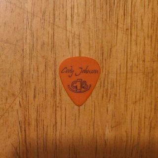 Cody Johnson Band Texas Country Authentic Stage Tour Guitar Pick Pic
