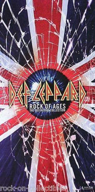 Def Leppard 2005 Rock Of Ages Double Sided Promo Poster