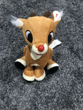 Gemmy Rudolph The Red Nose Reindeer Lights Up And Sings.  And