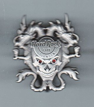 Hard Rock Cafe Pin: Tianjin 3d Dragon Skull Le200