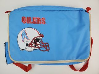 Vintage Pyrex Portables Houston Oilers Football Team Casserole Carrier Insulator