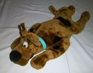 Equity Toy 26 " Plush Hug Me Scooby Doo Dog Pillow Pal Laying Lrg Stuffed Animal