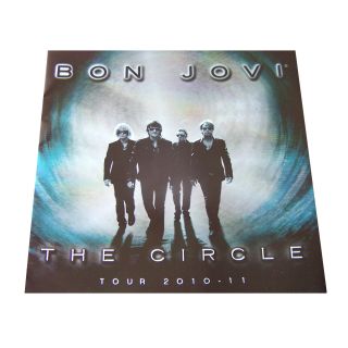 Bon Jovi The Circle 2010 2011 Concert Tour Program Full Color Photo Book