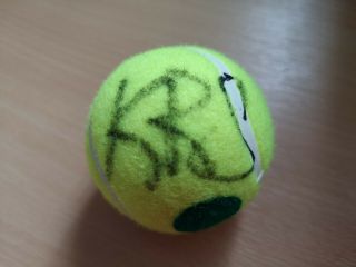 Krs One Signed Tennis Ball Boogie Down Productions Sound Of Da Police Hip Hop