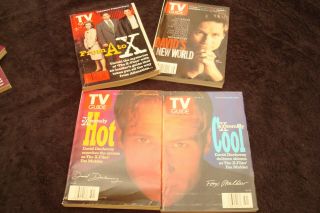 The X - Files Four 1996 Tv Guide Mag David Duchovny,  Fox Mulder,  Gillian Anderson