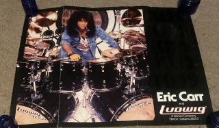 Eric Carr Poster Ludwig Drums