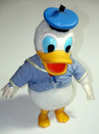 Peluche Figurine Donald Duck Walt Disney Vintage Années 70 - 1980