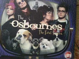 The Osbournes The First Season Mouse Pad Circuit City Promo Ozzy Osbourne Sharon