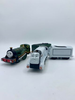 Thomas & Friends Trackmaster Train Engine Spencer & Emily Coal Tender Car Mattel