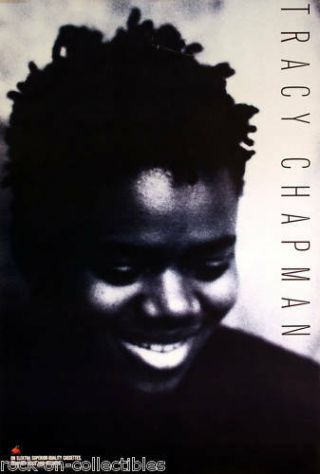 Tracy Chapman 1988 Self Titled Album Promo Poster