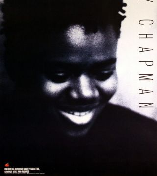 Tracy Chapman 1988 Self Titled Album Promo Poster 3