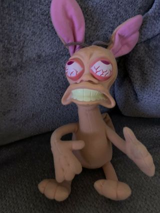 1992 Nickelodeon Mattel Ren And Stimpy Show Ren Plush Farting Doll