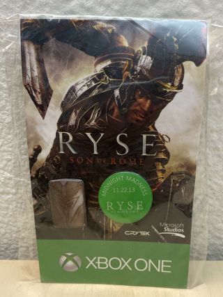 Ryse Son Of Rome Xbox One Midnight Launch Promo Pins & Lanyard Set