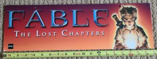 Fable The Lost Chapters Reservation Board Advertisement - Xbox Pc