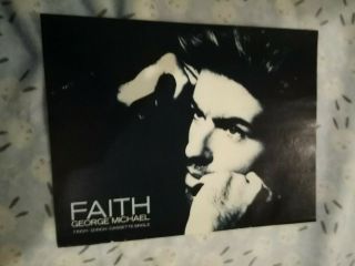 (tbebk29) Advert/poster 11x8 " George Michael - Faith