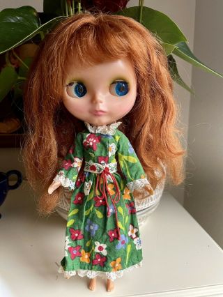 1972 Vintage Kenner Blythe Doll Rare Wispy Banged Redhead -