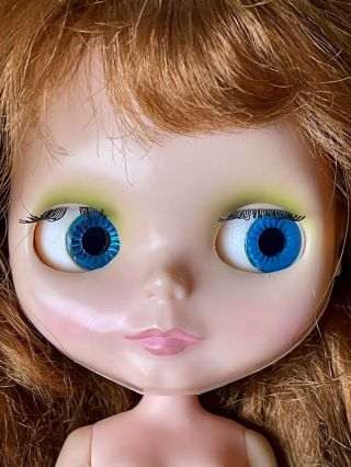 1972 Vintage Kenner Blythe Doll Rare Wispy Banged Redhead - 5