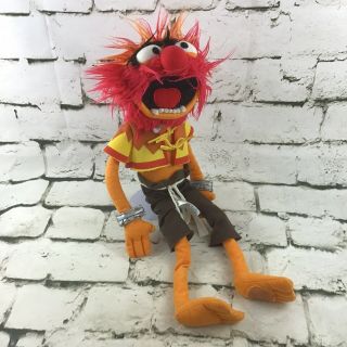 Disney Store Exclusive Muppets Most Wanted Animal Plush Band Drummer Stuffed Toy