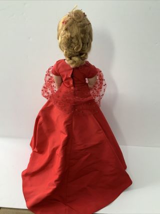 Vintage Madame Alexander Cissy Doll LADY IN RED HTF 6