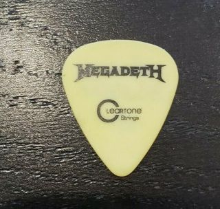 Megadeth Dave Mustaine 2016 Dystopia Tour Guitar Pick