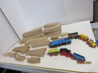 42 Piece Brio Wooden Train Tracks (35) Plus 7 Thomas The Train Trains Ikea