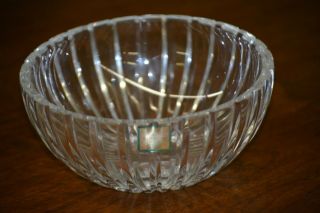 Marquis Waterford Crystal Bowl Bezel Edge 5 1/2 " Handcut