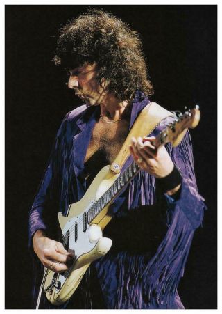Ritchie Blackmore - Poster - Deep Purple Rainbow Fender Strat Guitar Master