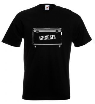 Genesis Flight Case T Shirt Phil Collins Mike Rutherford Tony Banks