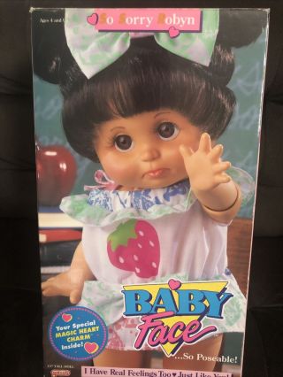Galoob Baby Face Doll So Sorry Robyn 1990.  Rare