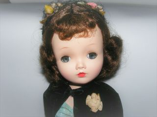 Vintage 1956 Alexander CISSY doll in Turquoise Taffeta dress Black Bolero 2017 2