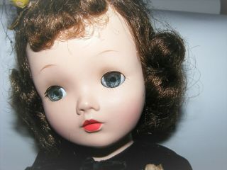 Vintage 1956 Alexander CISSY doll in Turquoise Taffeta dress Black Bolero 2017 4
