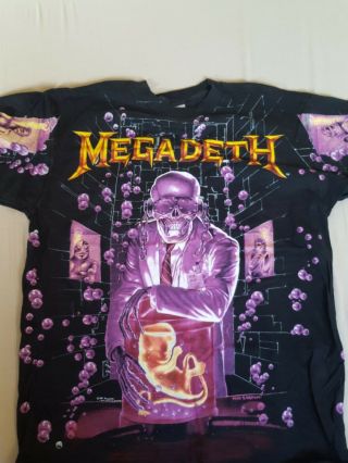 Megadeth Official Tour T Shirt All Over Print