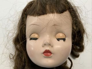 Vintage Madame Alexander Doll Cissy Brunette TLC Good Body Head 5 2