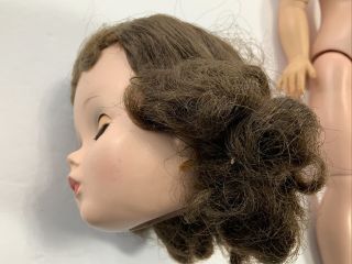Vintage Madame Alexander Doll Cissy BRUNETTE TLC Good Body Head 2 4