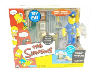 The Simpsons Police Station Officer Eddie Wos Interactive Environment