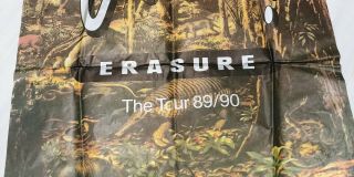 Erasure Wild Tour Billboard Poster,  Programme,  stubs 1989/1990 2