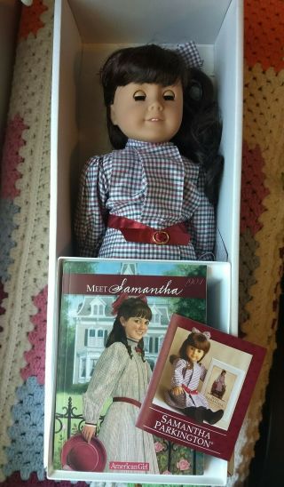 Pleasant Company Samantha Parkington American Girl Doll And Accessories