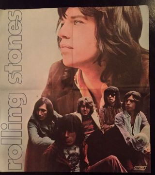 Vintage Rolling Stones 1969 Let It Bleed Lp Insert Poster London Nps 4