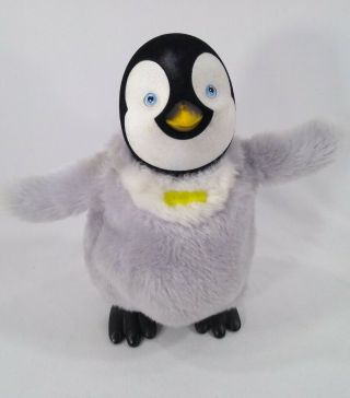 10 " Happy Feet Interactive Talking Tap Dancing Mumble Penguin Thinkway Toys