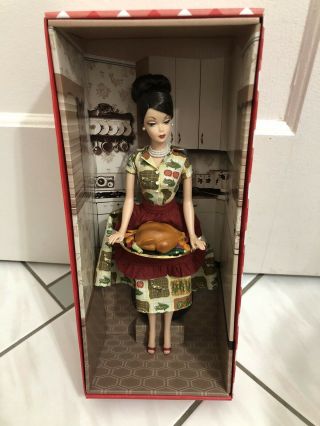 Barbie Holiday Hostess Thanksgiving Feast Gold Label 2010 Nrfb