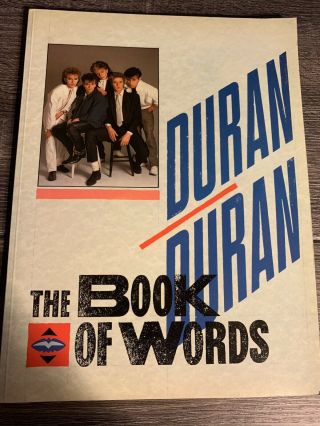 Duran Duran The Book Of Words 1984 With Bumper Sticker (london)